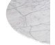 Mesa Saarinen Oval Carrara Base Branca<br />, Branco | WestwingNow