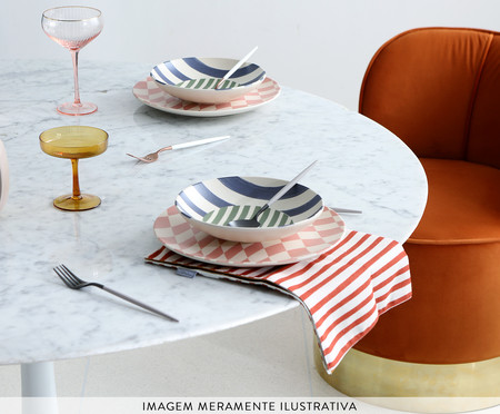 Mesa Saarinen Oval Carrara Base Branca | WestwingNow