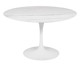 Mesa Saarinen Redonda Espirito Santo Base Branca, Branco | WestwingNow