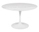 Mesa Saarinen Redonda Espirito Santo Base Branca, Branco | WestwingNow