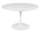 Mesa Saarinen Redonda Espirito Santo Base Branca, Branco | WestwingNow