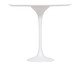 Mesa Saarinen Lateral Oval Nanoglass Base Branca, Branco | WestwingNow