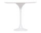 Mesa Saarinen Lateral Oval Nanoglass Base Branca, Branco | WestwingNow