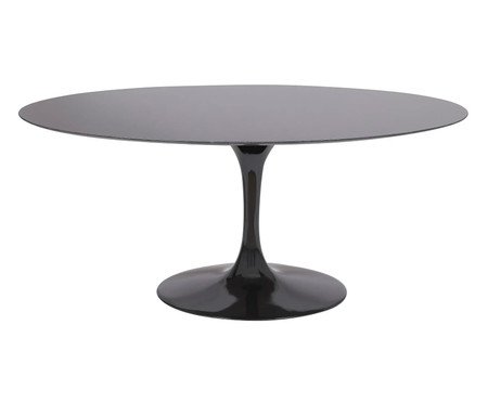 Mesa Saarinen Oval São Gabriel Base Preta