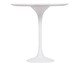 Mesa Saarinen Lateral Carrara Base Branca, Branco | WestwingNow