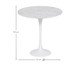 Mesa Saarinen Lateral Carrara Base Branca, Branco | WestwingNow