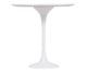 Mesa Saarinen Lateral Carrara Base Branca, Branco | WestwingNow