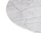 Mesa Saarinen Lateral Carrara Base Branca, Branco | WestwingNow