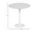 Mesa Saarinen Lateral Carrara Base Branca, Branco | WestwingNow