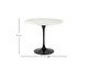 Mesa Saarinen Redonda Espirito Santo Base Preta, Preto | WestwingNow