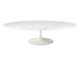 Mesa Saarinen Oval Centro Espirito Santo Base Branca, Branco | WestwingNow