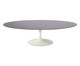 Mesa Saarinen Oval Centro São Gabriel Base Branca, Branco | WestwingNow