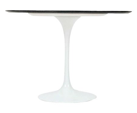 Mesa Saarinen Redonda São Gabriel Base Branca | Westwing