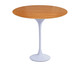 Mesa Saarinen Lateral Freijó Base Branca, Branco | WestwingNow