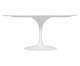 Mesa Saarinen Oval Espirito Santo Base Branca, Branco | WestwingNow