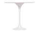 Mesa Saarinen Lateral Nanoglass Base Branca, Branco | WestwingNow