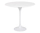 Mesa Saarinen Lateral Nanoglass Base Branca, Branco | WestwingNow