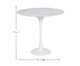 Mesa Saarinen Lateral Oval Carrara Base Branca, Branco | WestwingNow