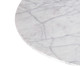 Mesa Saarinen Lateral Oval Carrara Base Branca, Branco | WestwingNow