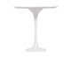 Mesa Saarinen Lateral Oval Espirito Santo Base Branca, Branco | WestwingNow