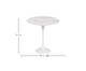 Mesa Saarinen Lateral Oval Espirito Santo Base Branca, Branco | WestwingNow