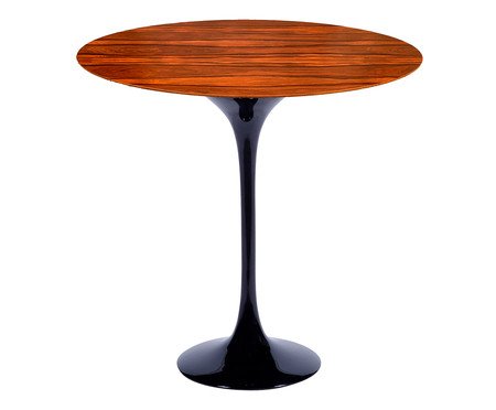 Mesa Saarinen Lateral Pau Ferro Base Preta | Westwing