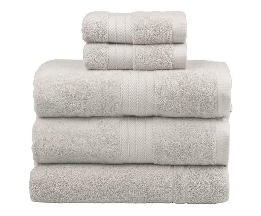 Jogo de Toalhas Banhão Naturalle 550 g/m² - Fendi, Branco | WestwingNow