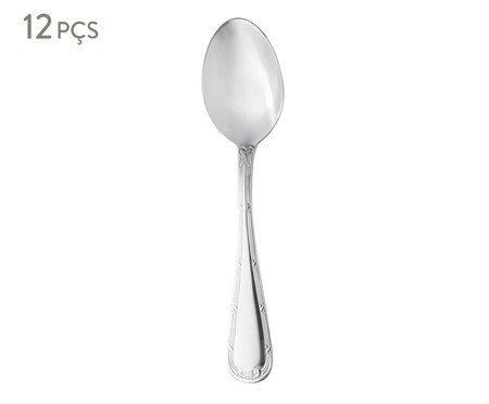 Jogo de Colheres de Mesa em Inox Croisé