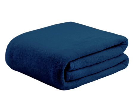 Cobertor Soft Super 300 g/m² - Azul Marinho