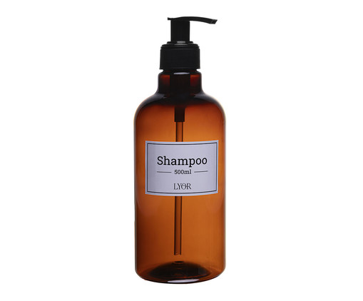 Porta Shampoo com Pump Vintage, Marrom | WestwingNow