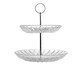 Porta Doces com Dois Andares Diamond, Transparente | WestwingNow