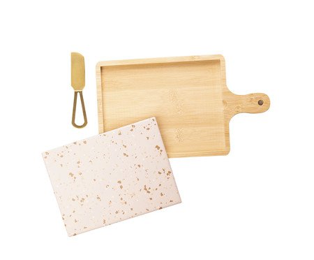 Jogo para Queijo Terrazo | Westwing