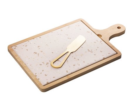 Jogo para Queijo Terrazo | Westwing