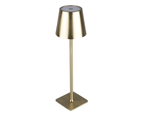 Luminária de Mesa em Led Elegance Dourada | Westwing