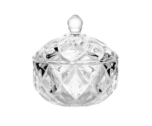 Potiche de Cristal Deli Diamond, Transparente | WestwingNow