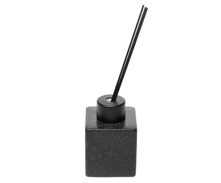 Jogo para Banheiro Granilite Quadratto Preto | Westwing