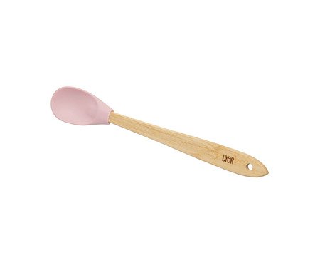 Jogo de Utensílios em Silicone Bambu Rosa | Westwing