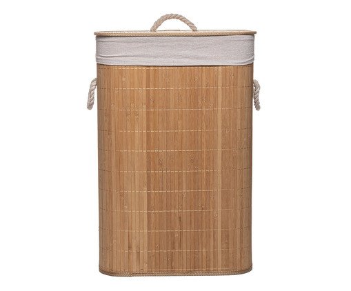 Cesto para Roupas Bambu Natural, Bege | WestwingNow