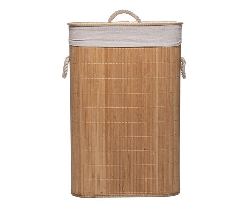 Cesto para Roupas Bambu Natural, Bege | WestwingNow