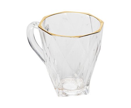 Caneca com Fio Doutado Diamond | Westwing