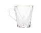 Caneca com Fio Doutado Diamond, Transparente | WestwingNow