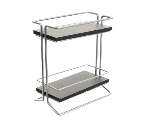 Rack para Temperos Estilo Prata e Preto, Prata ou metálico | WestwingNow