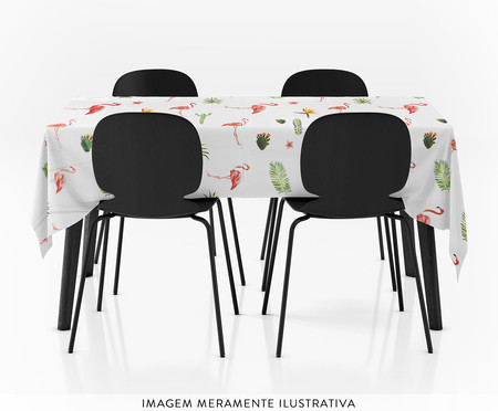 Toalha de Mesa Impermeável II Flamingos | WestwingNow