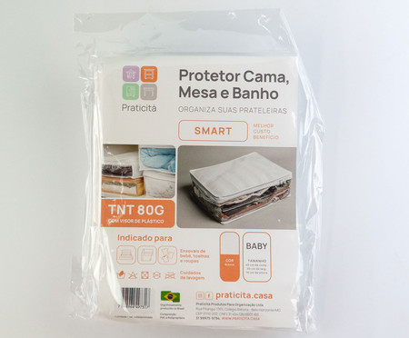 Protetor para Roupas de Cama, Mesa e Banho Smart VI Branco | WestwingNow