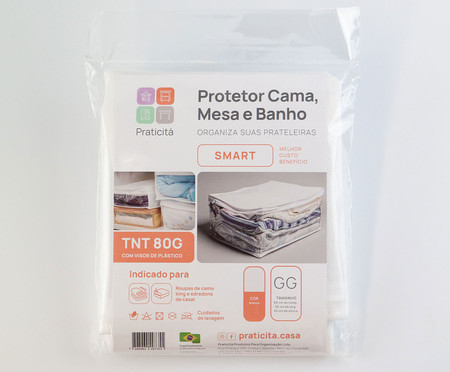 Protetor para Roupas de Cama, Mesa e Banho Smart I Branco | WestwingNow