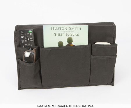 Organizador Lateral para Cama Smart Preto | WestwingNow