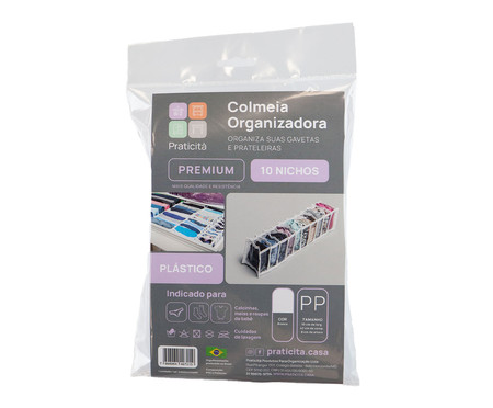 Jogo de Colmeia Transparente Premium Branco | WestwingNow