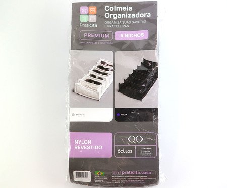 Jogo de Colmeia Porta Óculos Preto | Westwing