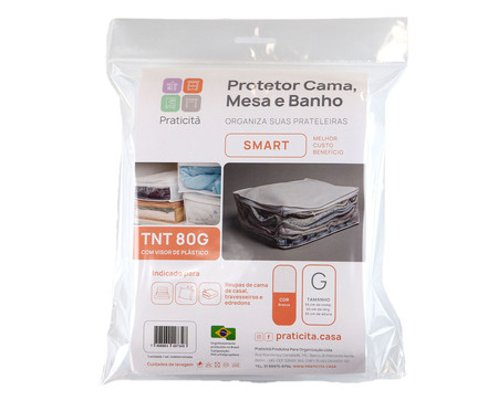 Jogo de Protetor para Roupas CaMeBa Smart Grande Branco | WestwingNow