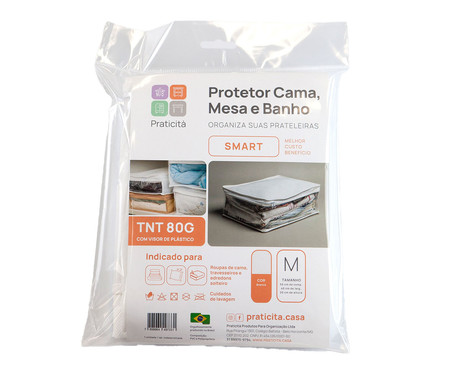 Jogo de Protetor para Roupas CaMeBa Smart Médio Branco | WestwingNow